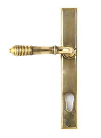 Reeded Slimline Lever Espag. Lock Set