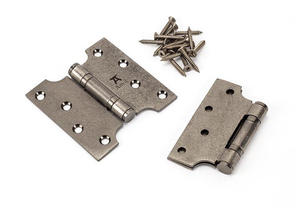 4" x 2" x 4" Parliament Hinges SS (pair)