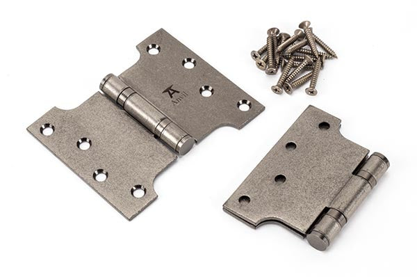 4" x 3" x 5" Parliament Hinges SS (pair)