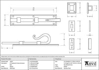 8" Shepherd's Crook Universal Bolt