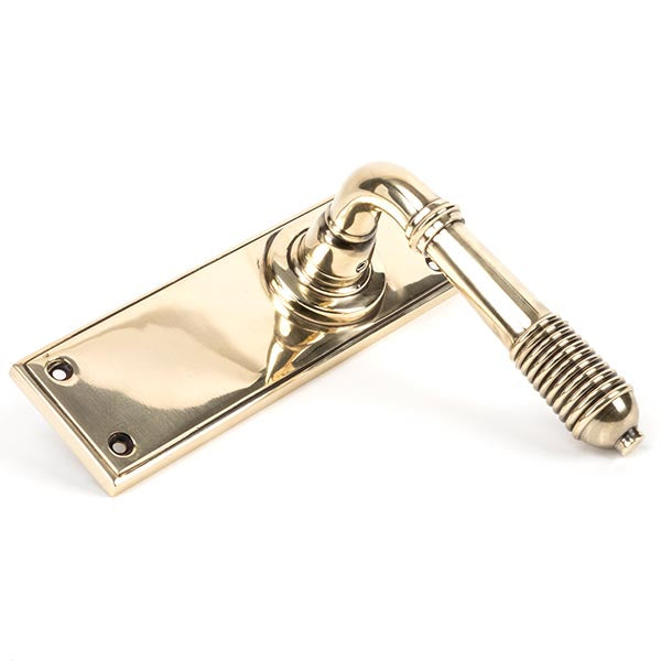 Reeded Lever Latch Set