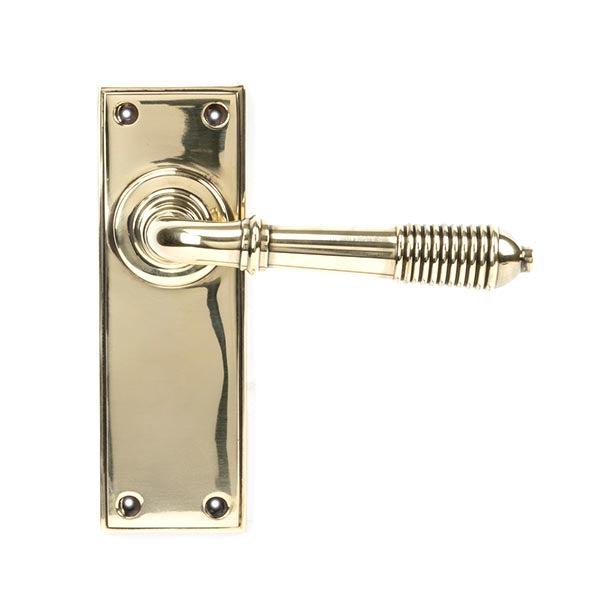 Reeded Lever Latch Set