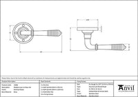 Reeded Lever on Rose Set (Sprung)