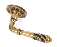 Reeded Lever on Rose Set (Sprung)