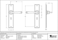 Large Avon Lever Lock Set