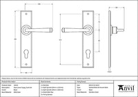 Avon Lever Espag. Lock Set