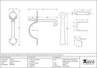 XL Gothic Thumblatch