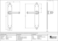 Tudor Lever Latch Set