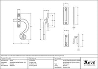 Right-Handed Locking Monkeytail Fastener