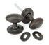 Oval Mortice/Rim Knob Set