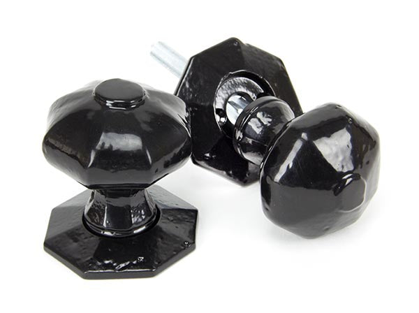 Standard Octagonal Mortice/Rim Knob Set