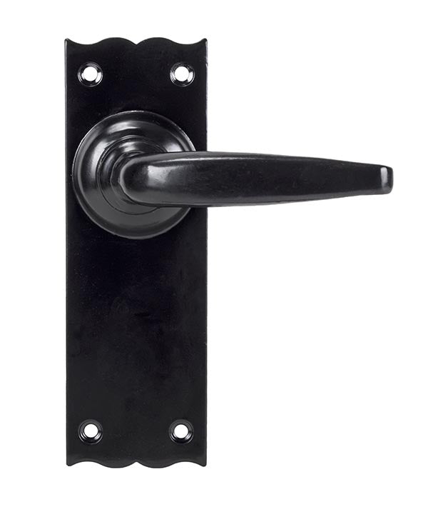 Oak Lever Latch Set