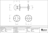 Round Thumbturn Set