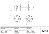 Round Thumbturn Set