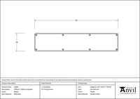 700mm x 150mm Kick Plate