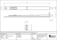 12" Flush/Slide Door Bolt