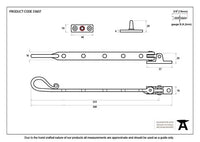 12" Shepherd's Crook Stay