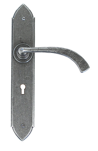 Gothic Curved Lever Lock Set