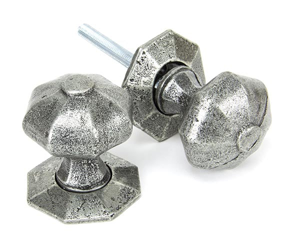 Standard Octagonal Mortice/Rim Knob Set