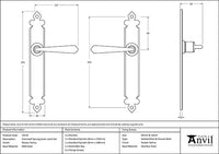 Cromwell Lever Latch Set