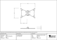 3" Butterfly Hinge (pair)