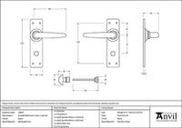 Smooth Lever Bathroom Set