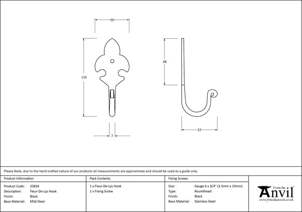 Fleur-De-Lys Coat Hook