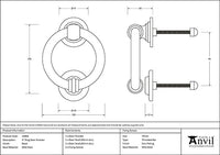 4" Ring Door Knocker