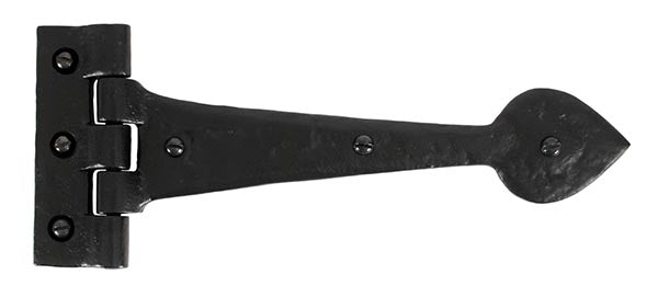 10 ½" Black Cast T Hinge (pair)