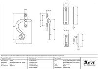 Left-Handed Locking Monkeytail Fastener