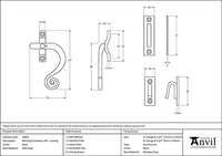 Right-Handed Locking Monkeytail Fastener