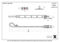 12" Shepherd's Crook Stay