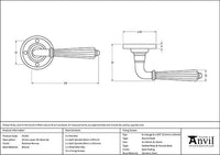 Hinton Lever on Rose Set (Sprung)