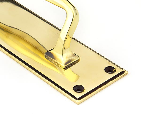 300mm Art Deco Pull Handle on Backplate