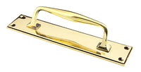 300mm Art Deco Pull Handle on Backplate