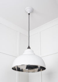 Hammered Nickel Harborne Pendant