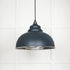 Hammered Nickel Harborne Pendant