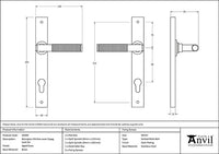 Brompton Slimline Lever Espag. Lock Set