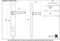 Cottage Slimline Lever Espag. Lock Set