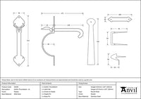 XL Gothic Thumblatch