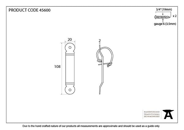 Locking Penny End Screw on Staple