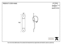 Locking Penny End Screw on Staple