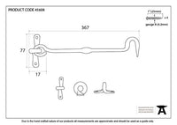 14" Forged Cabin Hook