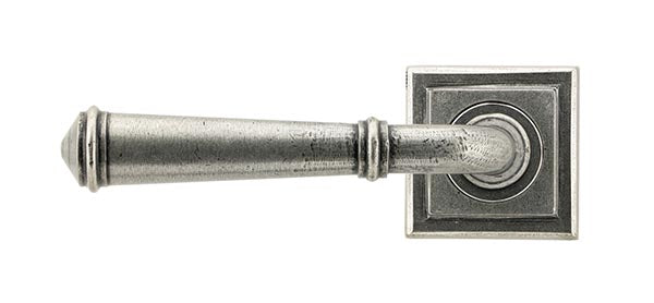 Regency Lever on Rose Set Square Rose (Sprung)