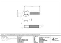 Brompton Lever on Rose Set Plain Rose (Sprung)