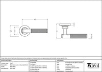 Brompton Lever on Rose Set Plain Rose (Sprung)