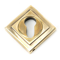 Round Euro Escutcheon Square