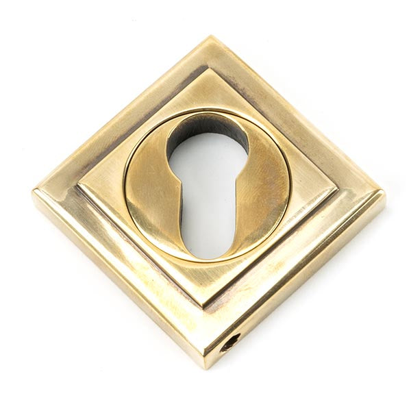 Round Euro Escutcheon Square