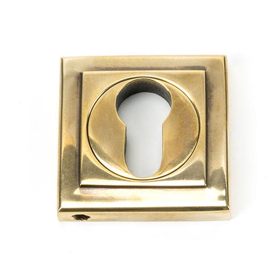 Round Euro Escutcheon Square