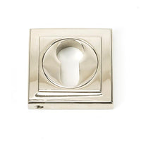 Round Euro Escutcheon Square